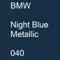 Preview: BMW, Night Blue Metallic, 040.